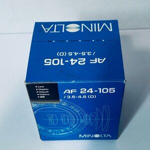 Minolta AF Zoom 24–105mm f/3.5–4.5 D Lens – A-Mount | Made in Japan